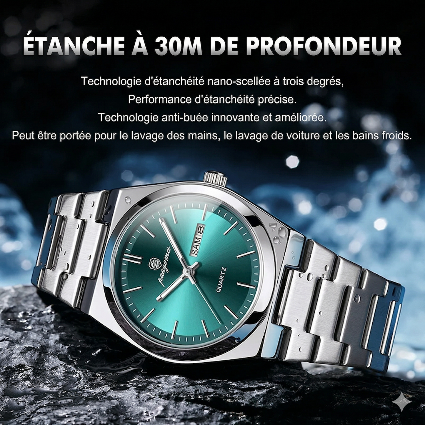 Montre de luxe Quartz LUMARI® Sénégal : Élégance et Performance !